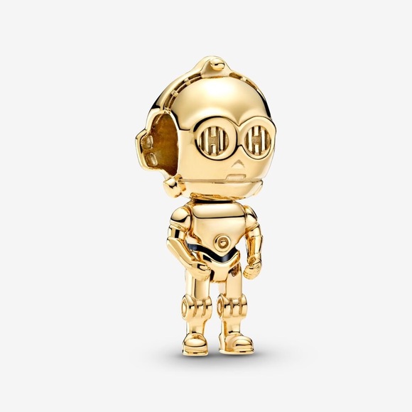 Pandora Jewelry C3po Star Wars Pandora Charm Gold Disney Droid Poshmark